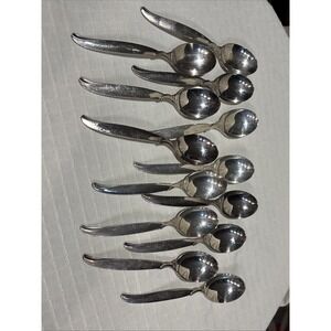 1847 ROGERS FLAIR 13 Teaspoons Spoons SILVERPLATE